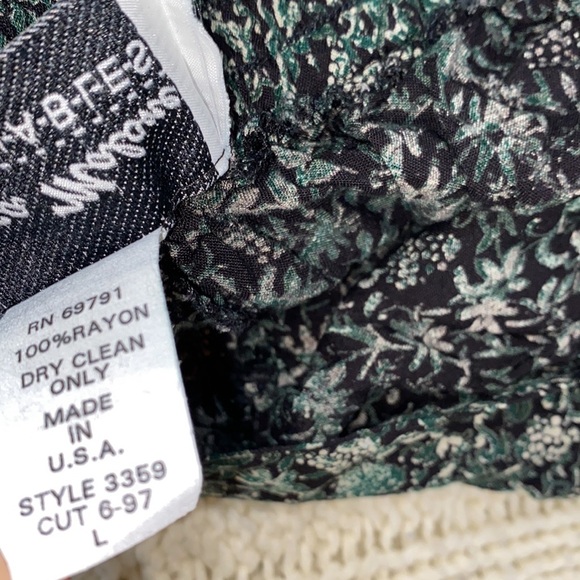 Vintage floral maxi skirt size large - Picture 5 of 6